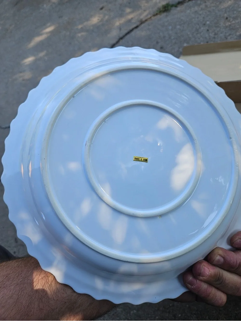 🍎 Vintage Betty Crocker Apple Pie Recipe Milk Glass Pie Plate w/ Original Box
